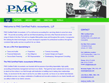Tablet Screenshot of pmgcpas.com